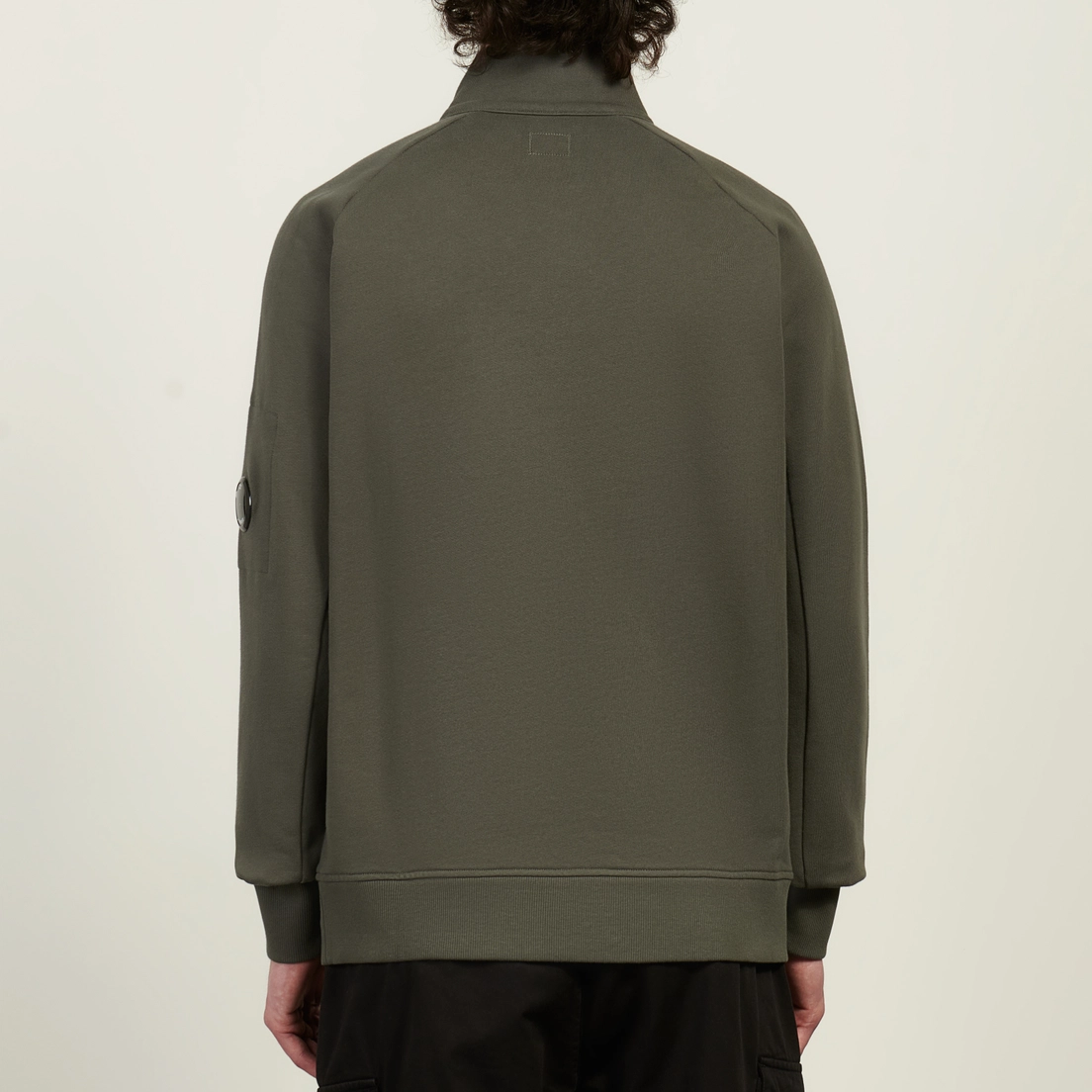 C.P. Company Мужская толстовка Diagonal Raised Fleece Half Zip Lens Regular