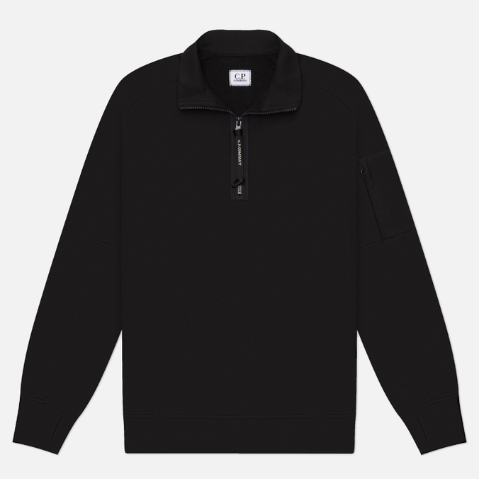 Мужская толстовка C.P. Company Diagonal Raised Fleece Half Zip Lens Regular