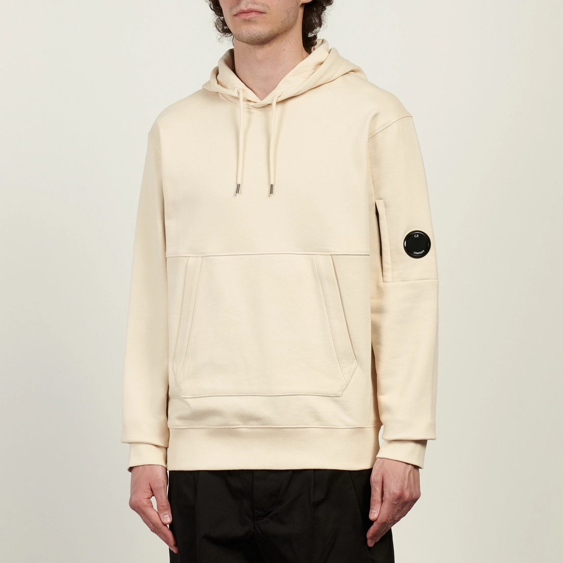 C.P. Company Мужская толстовка Diagonal Raised Fleece Lens Regular Fit Hoodie