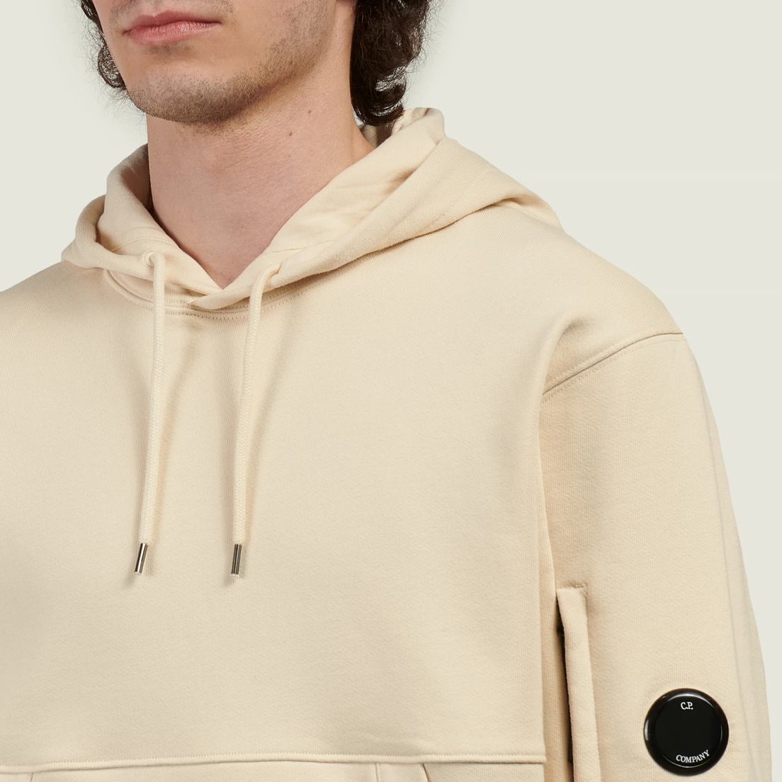 C.P. Company Мужская толстовка Diagonal Raised Fleece Lens Regular Fit Hoodie