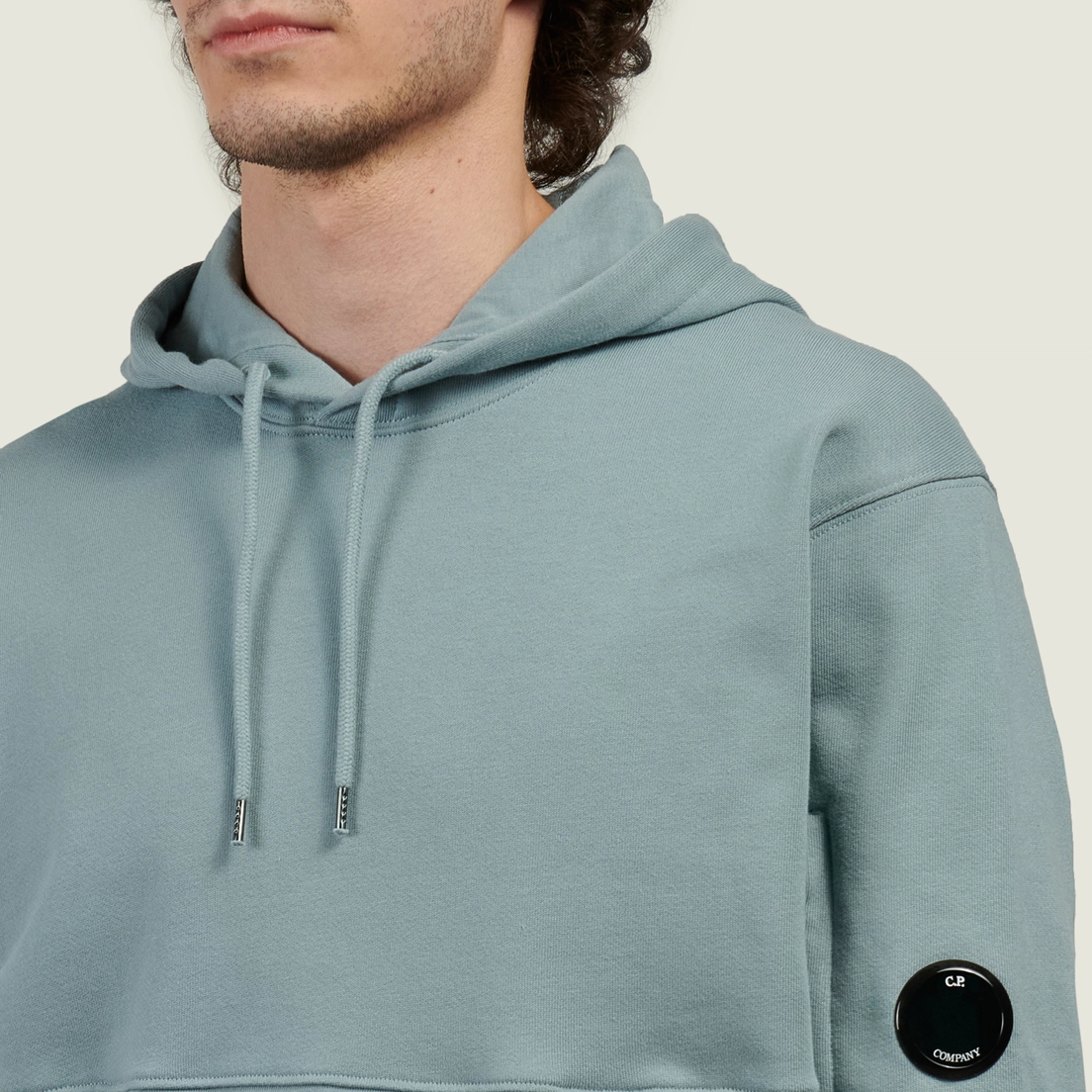 C.P. Company Мужская толстовка Diagonal Raised Fleece Lens Regular Fit Hoodie