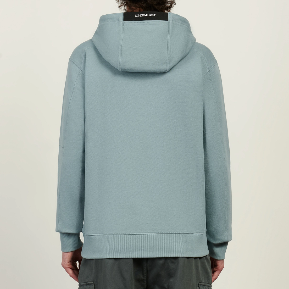 C.P. Company Мужская толстовка Diagonal Raised Fleece Lens Regular Fit Hoodie