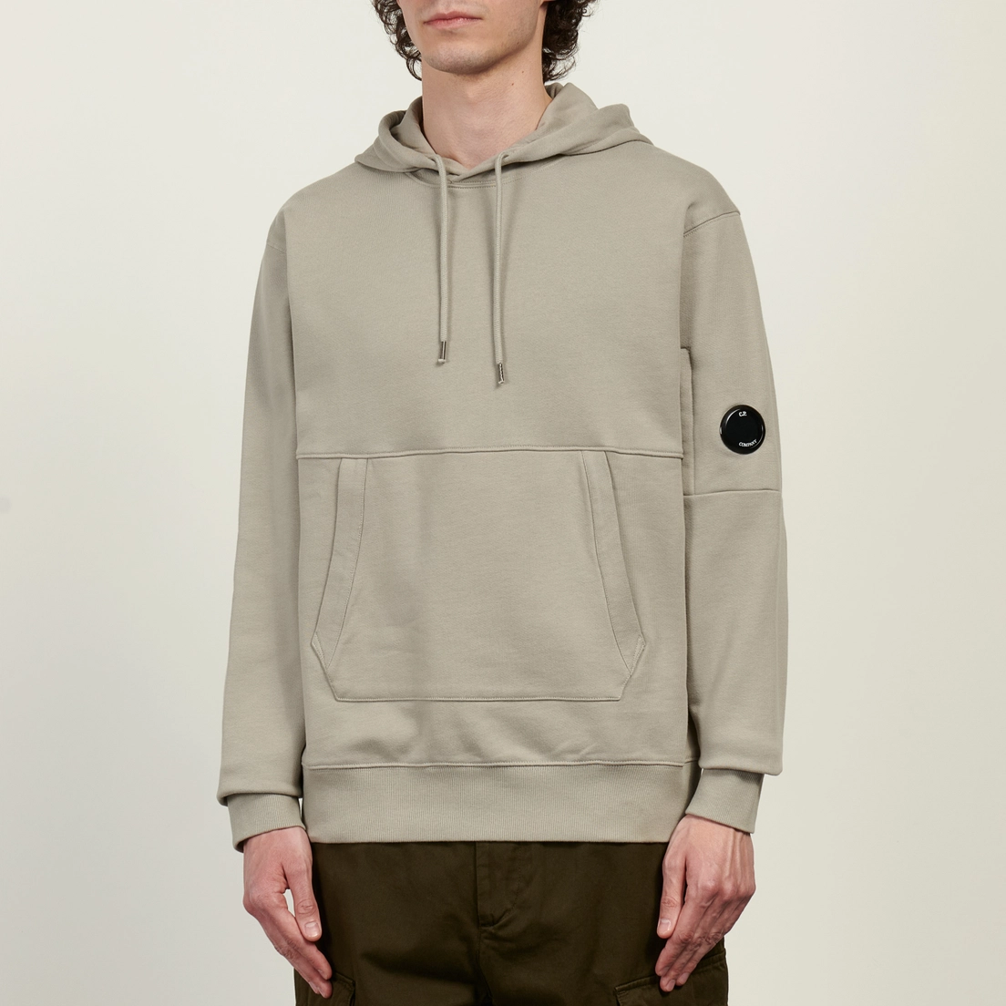 C.P. Company Мужская толстовка Diagonal Raised Fleece Lens Regular Fit Hoodie