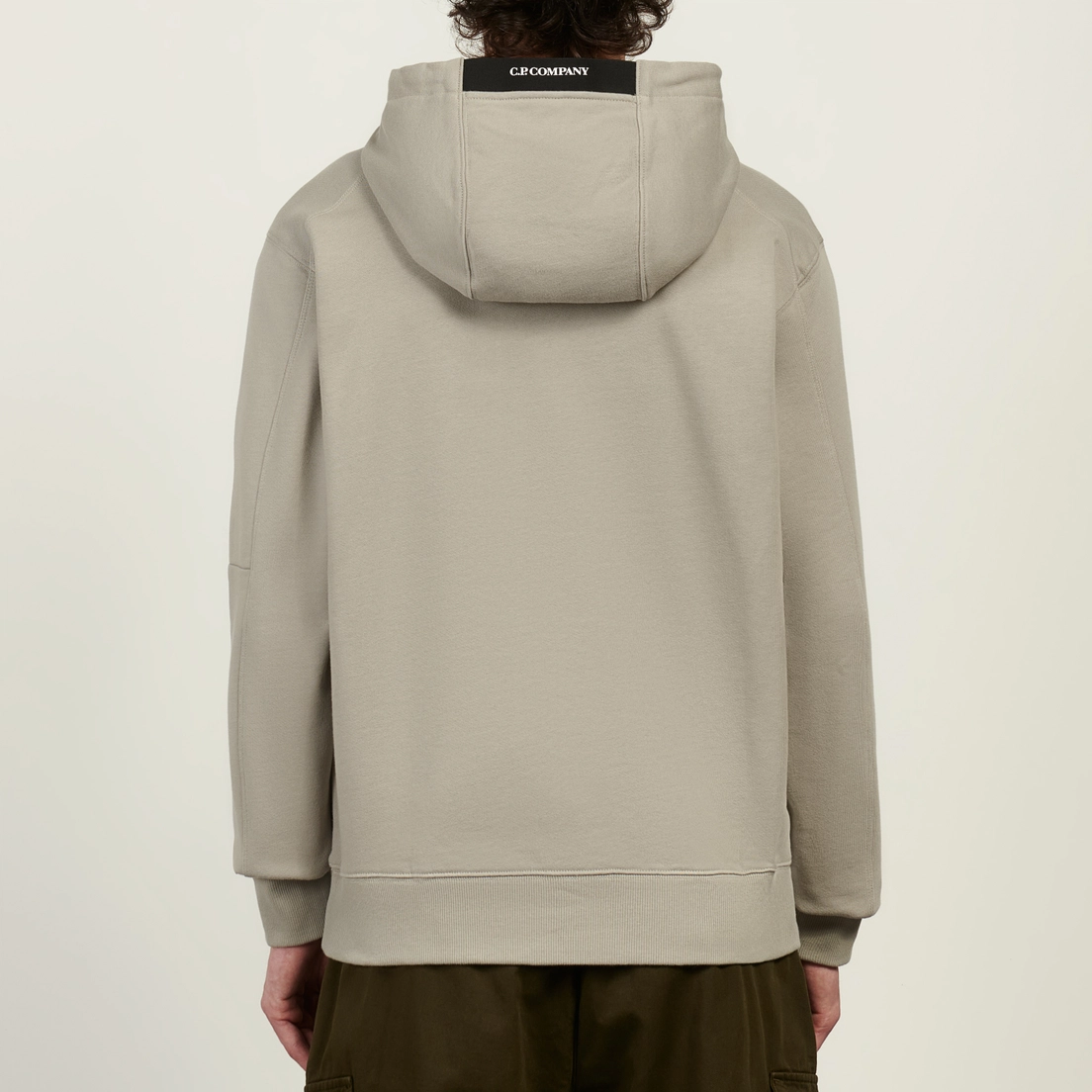 C.P. Company Мужская толстовка Diagonal Raised Fleece Lens Regular Fit Hoodie