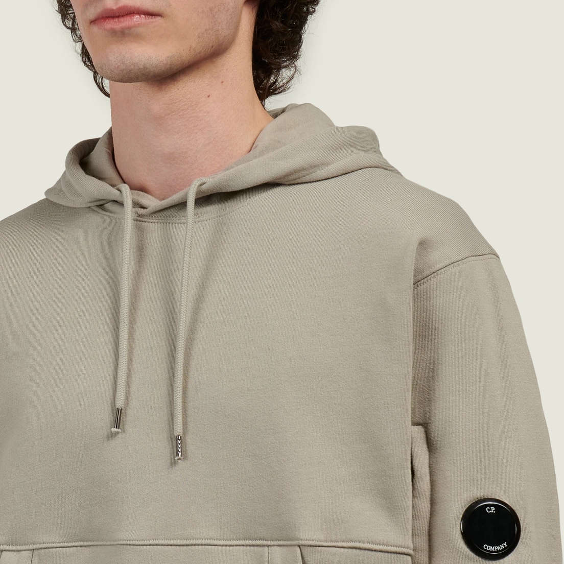 C.P. Company Мужская толстовка Diagonal Raised Fleece Lens Regular Fit Hoodie