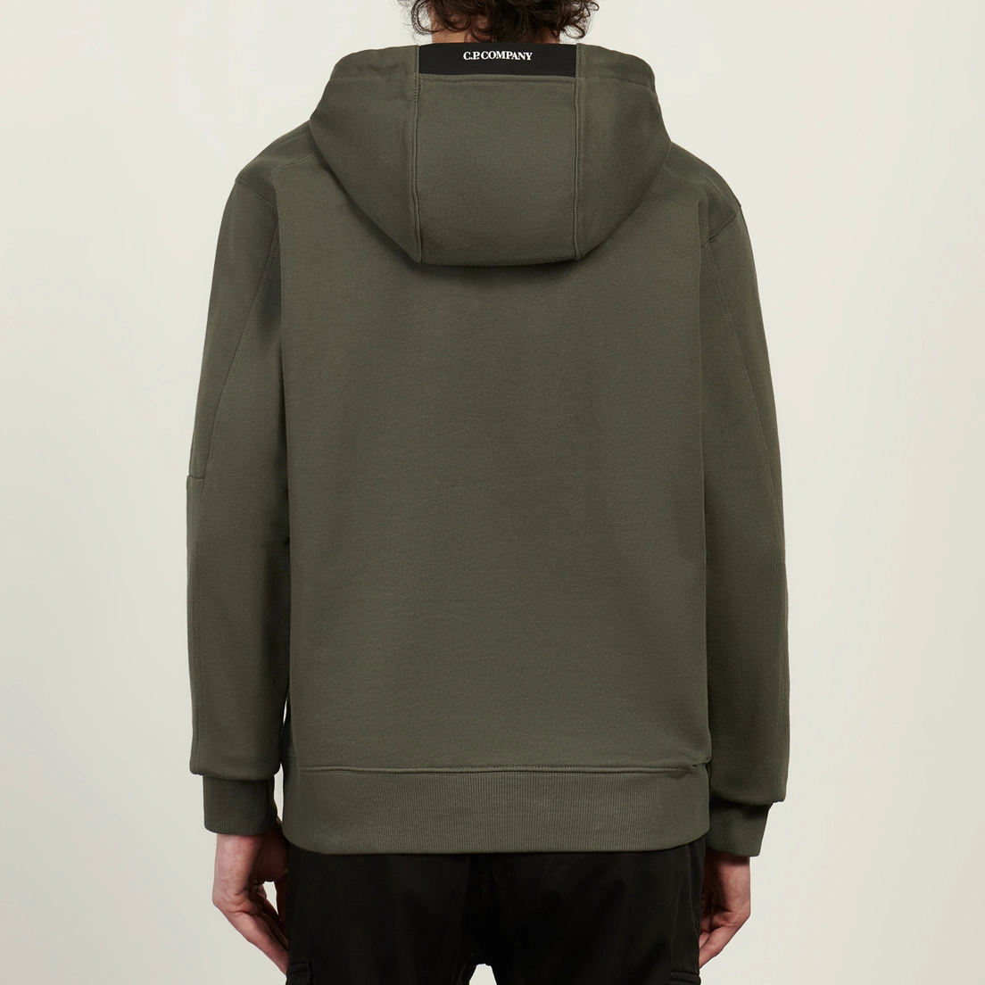 C.P. Company Мужская толстовка Diagonal Raised Fleece Lens Regular Fit Hoodie