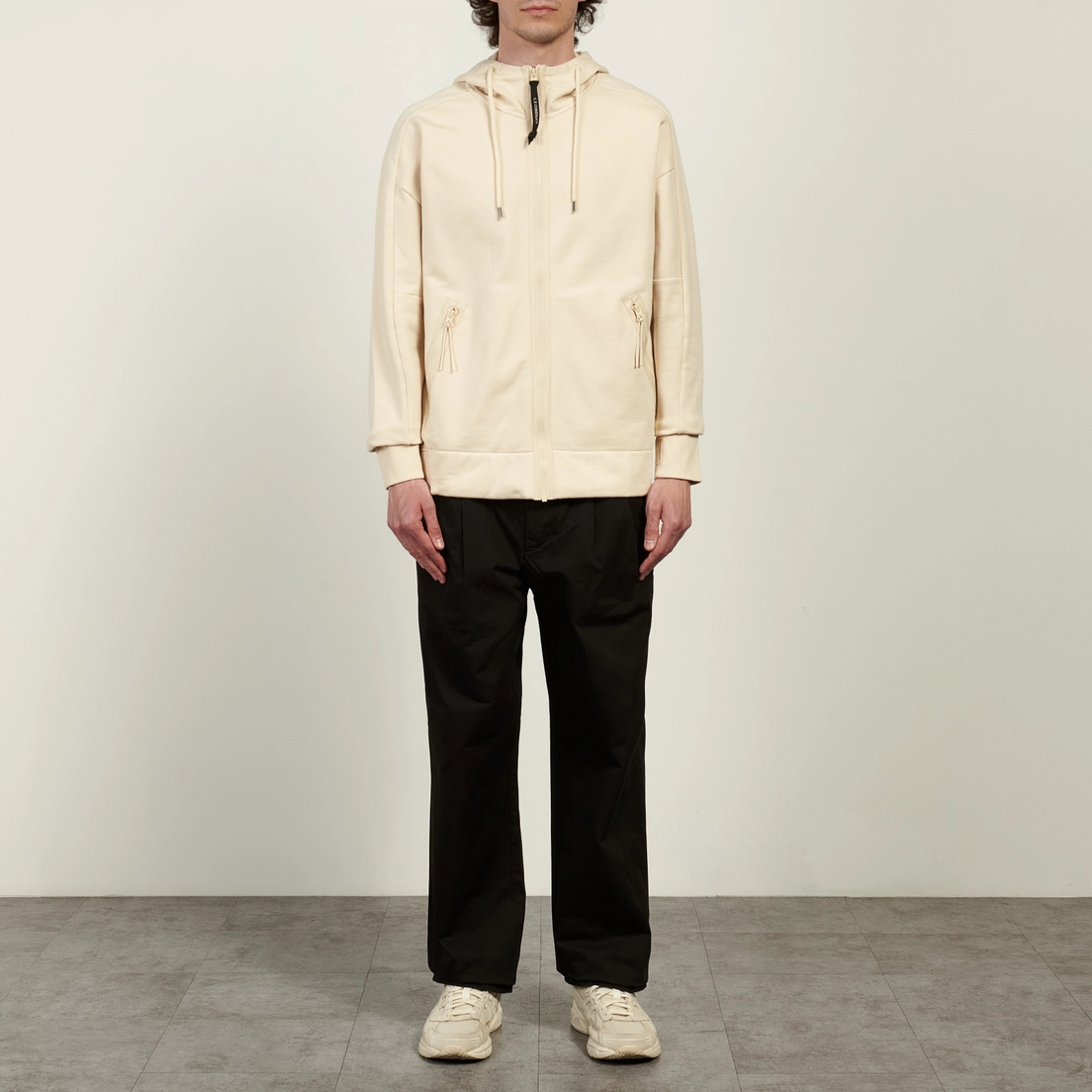 C.P. Company Мужская толстовка Diagonal Raised Fleece Goggle Hoodie Regular