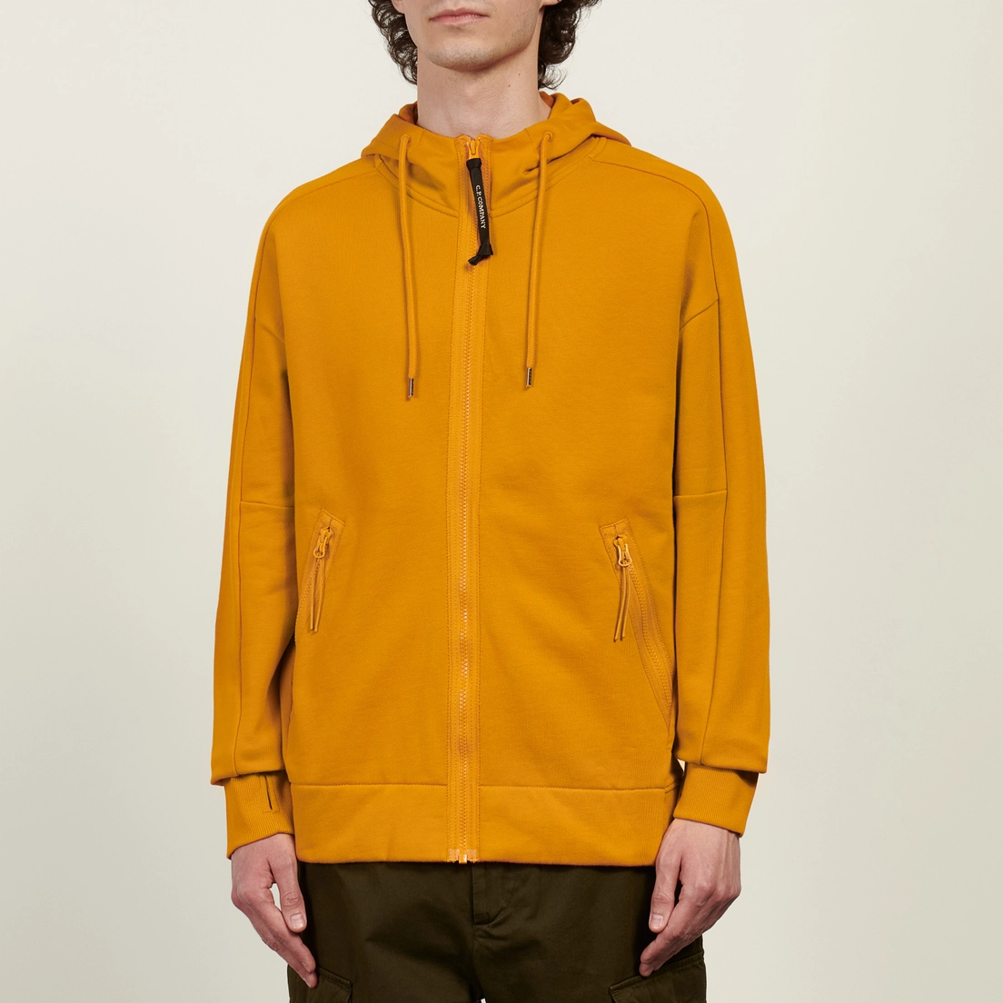 C.P. Company Мужская толстовка Diagonal Raised Fleece Goggle Hoodie Regular