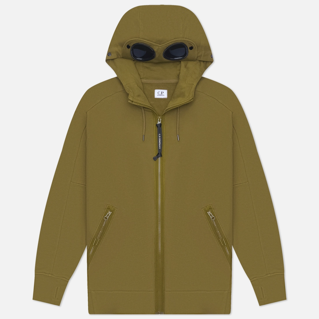 C.P. Company Мужская толстовка Diagonal Raised Fleece Goggle Hoodie Regular