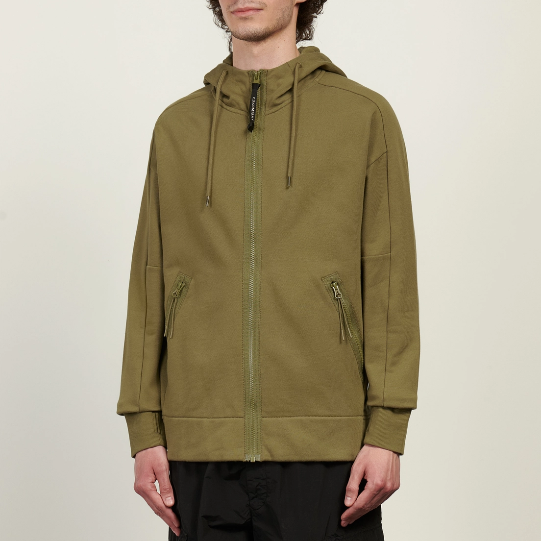 C.P. Company Мужская толстовка Diagonal Raised Fleece Goggle Hoodie Regular