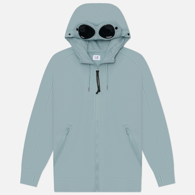 Мужская толстовка C.P. Company Diagonal Raised Fleece Goggle Hoodie Regular