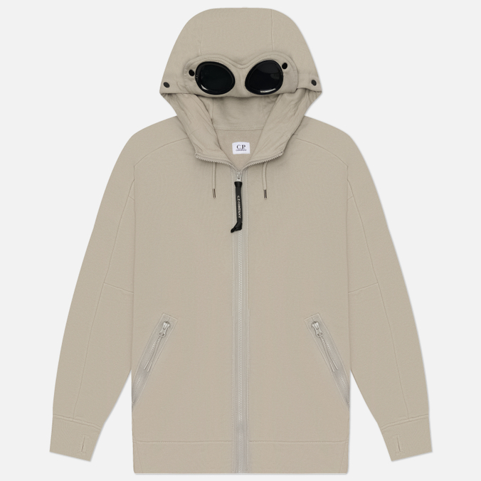 Мужская толстовка C.P. Company Diagonal Raised Fleece Goggle Hoodie Regular