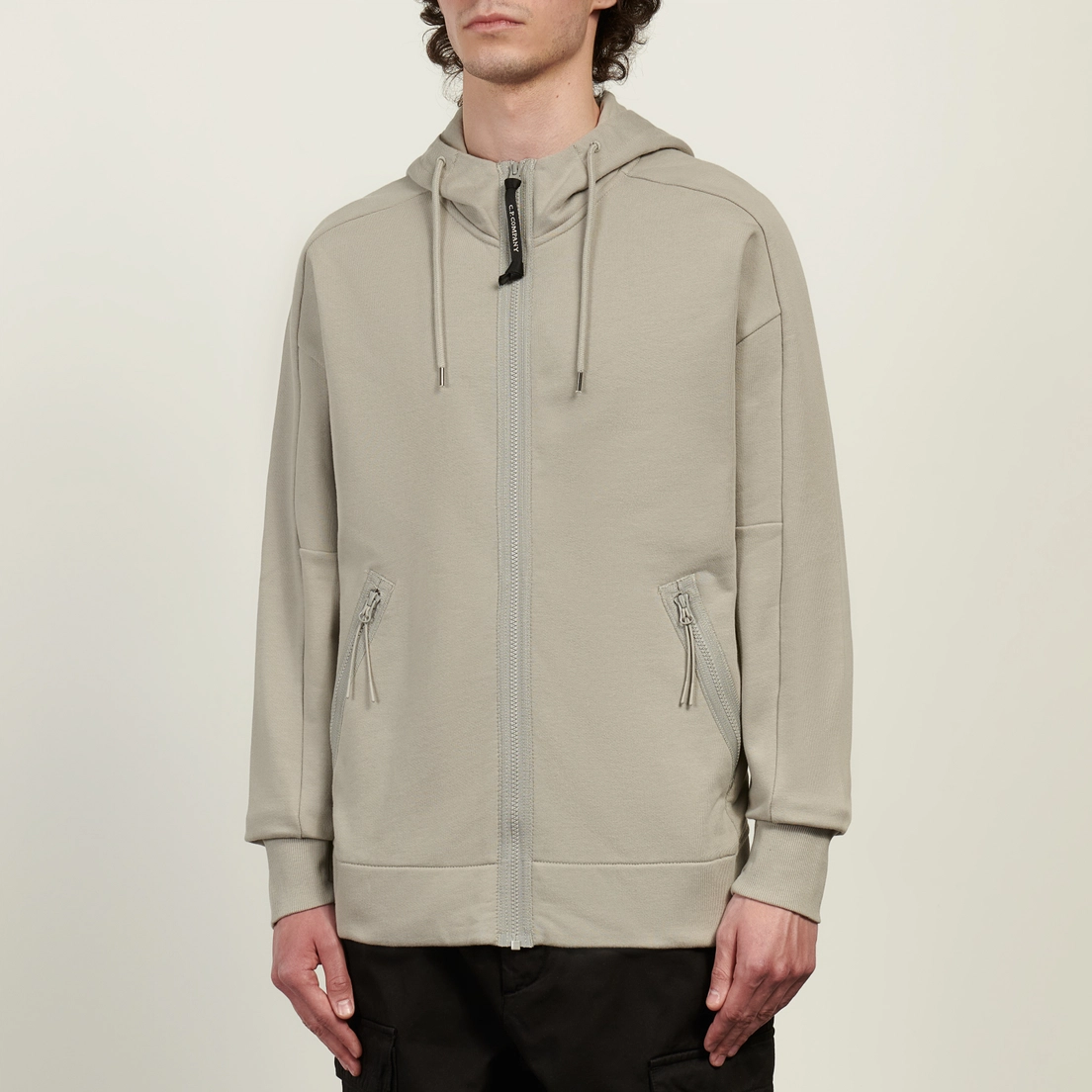 C.P. Company Мужская толстовка Diagonal Raised Fleece Goggle Hoodie Regular