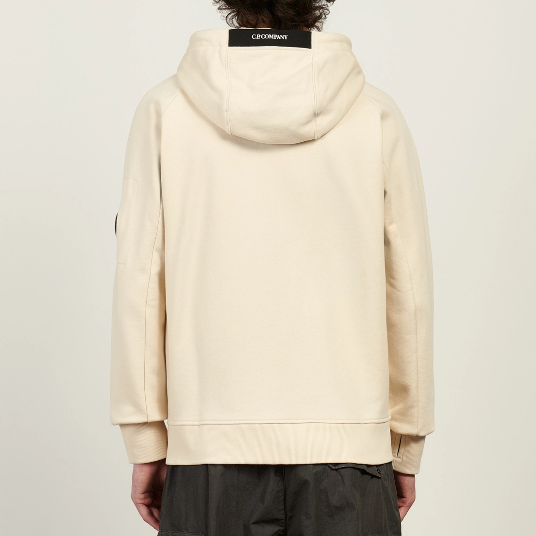 C.P. Company Мужская толстовка Dioganal Raised Fleece Lens Full-Zip Hoodie