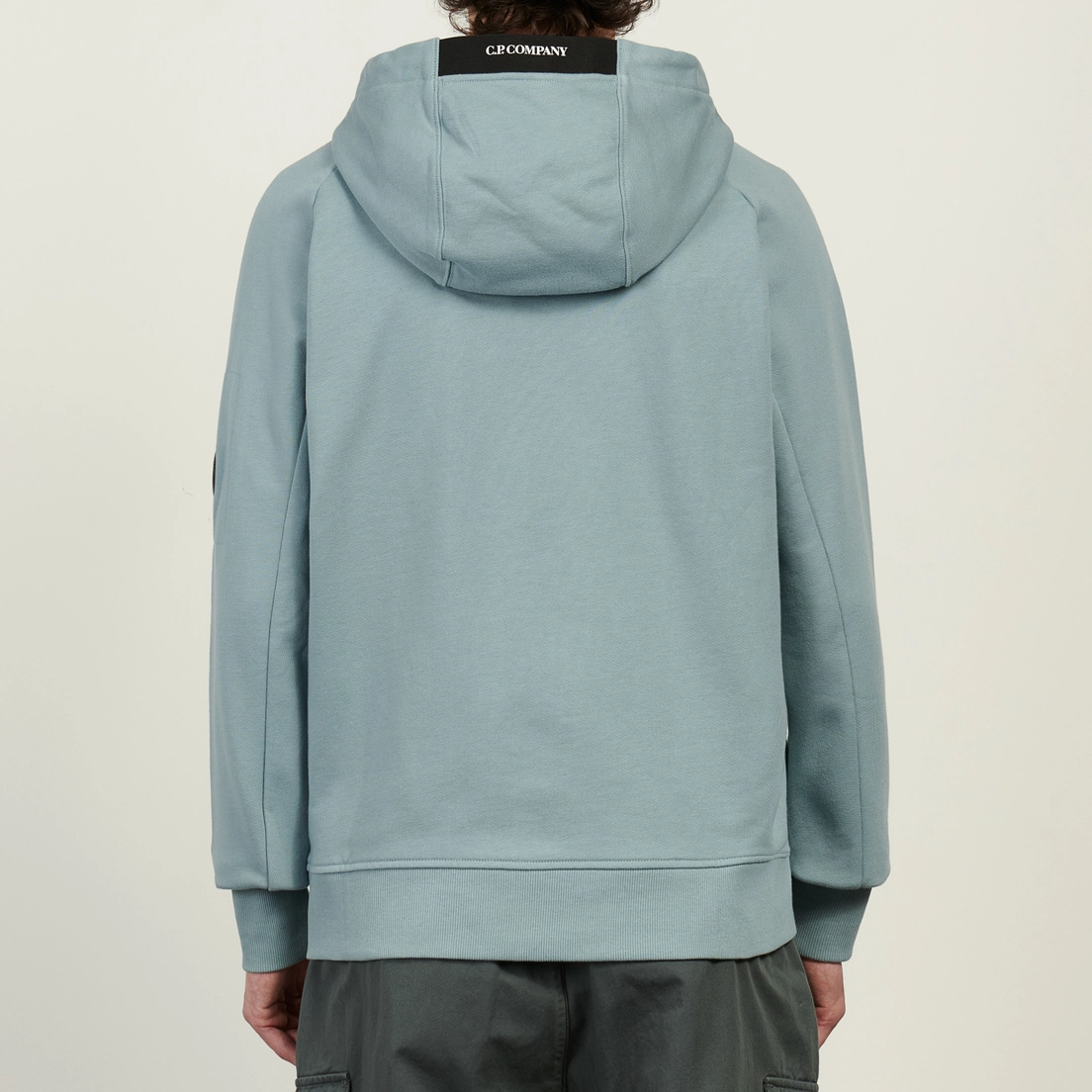 C.P. Company Мужская толстовка Dioganal Raised Fleece Lens Full-Zip Hoodie