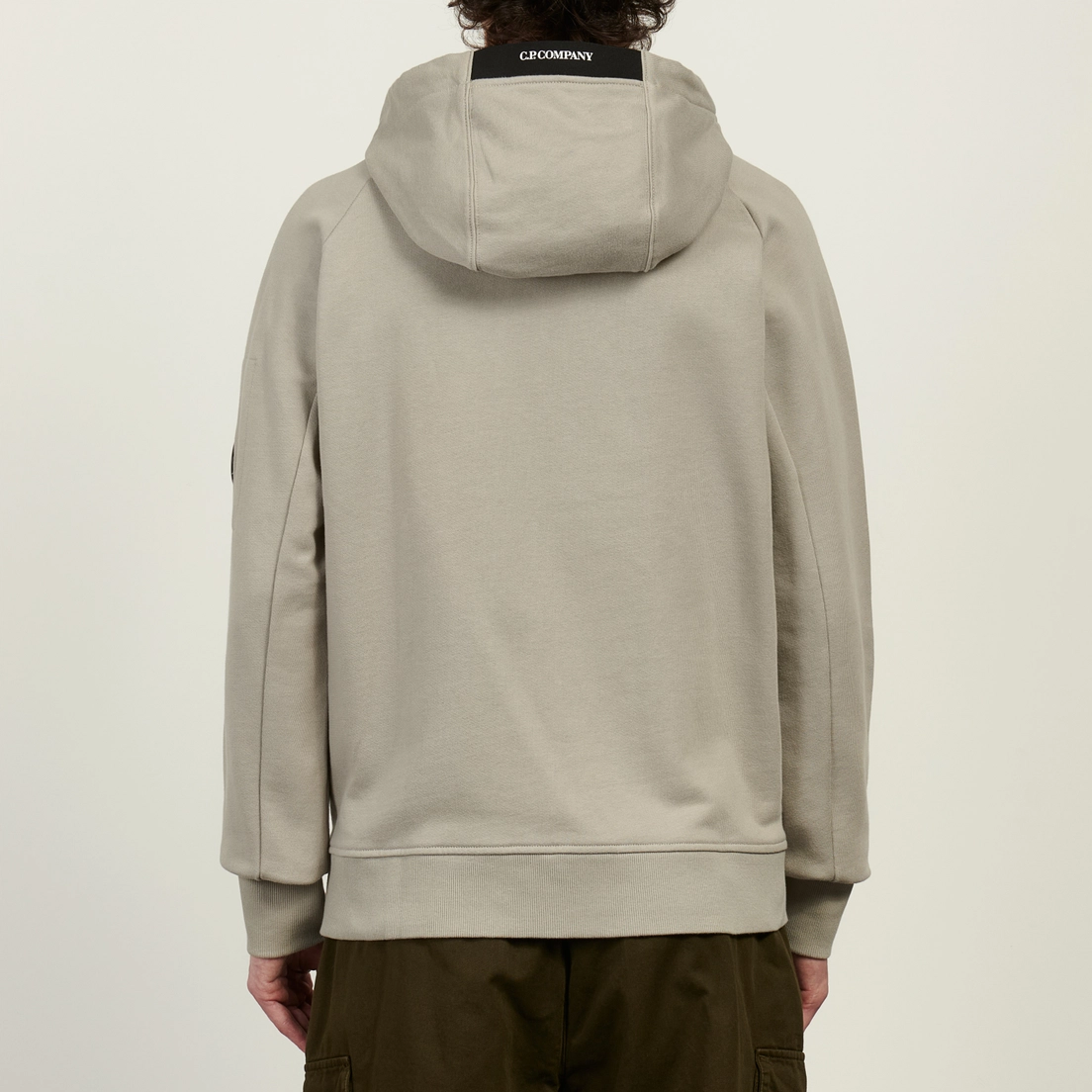 C.P. Company Мужская толстовка Dioganal Raised Fleece Lens Full-Zip Hoodie