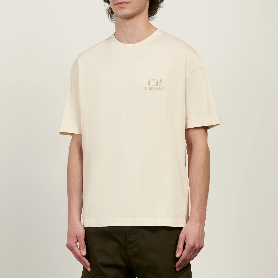 C.P. Company Мужская футболка 30/1 Jersey Logo Comfort