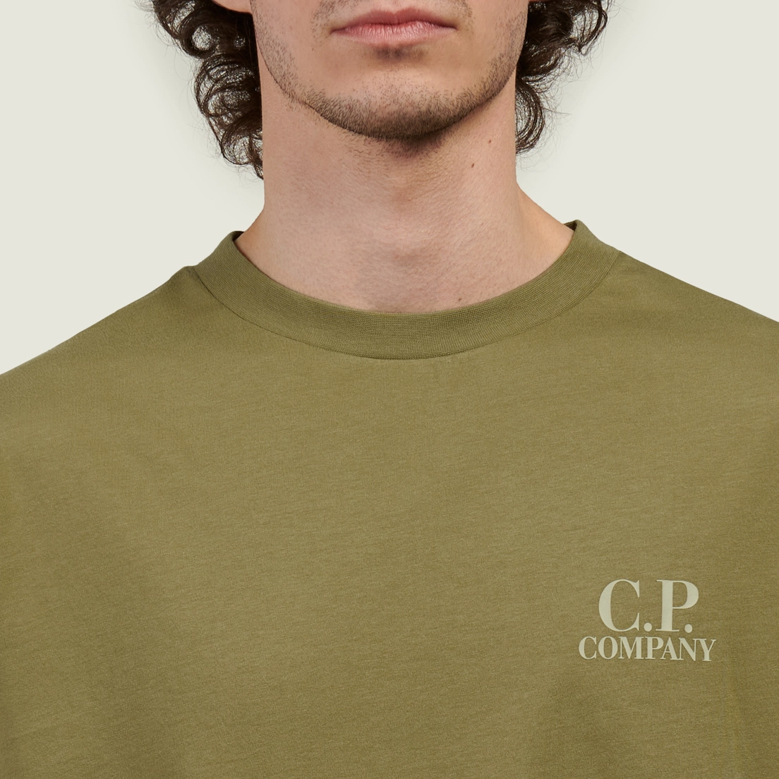 C.P. Company Мужская футболка 30/1 Jersey Logo Comfort