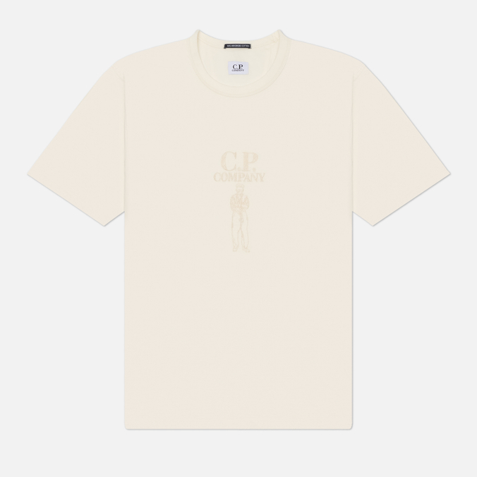 Мужская футболка C.P. Company Mercerized Jersey 30/2 Twisted Logo