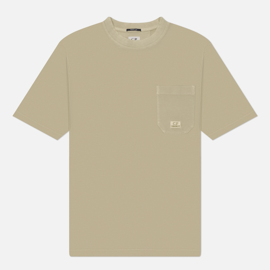 C.P. Company Мужская футболка 24/1 Piquet Pigment Dyed