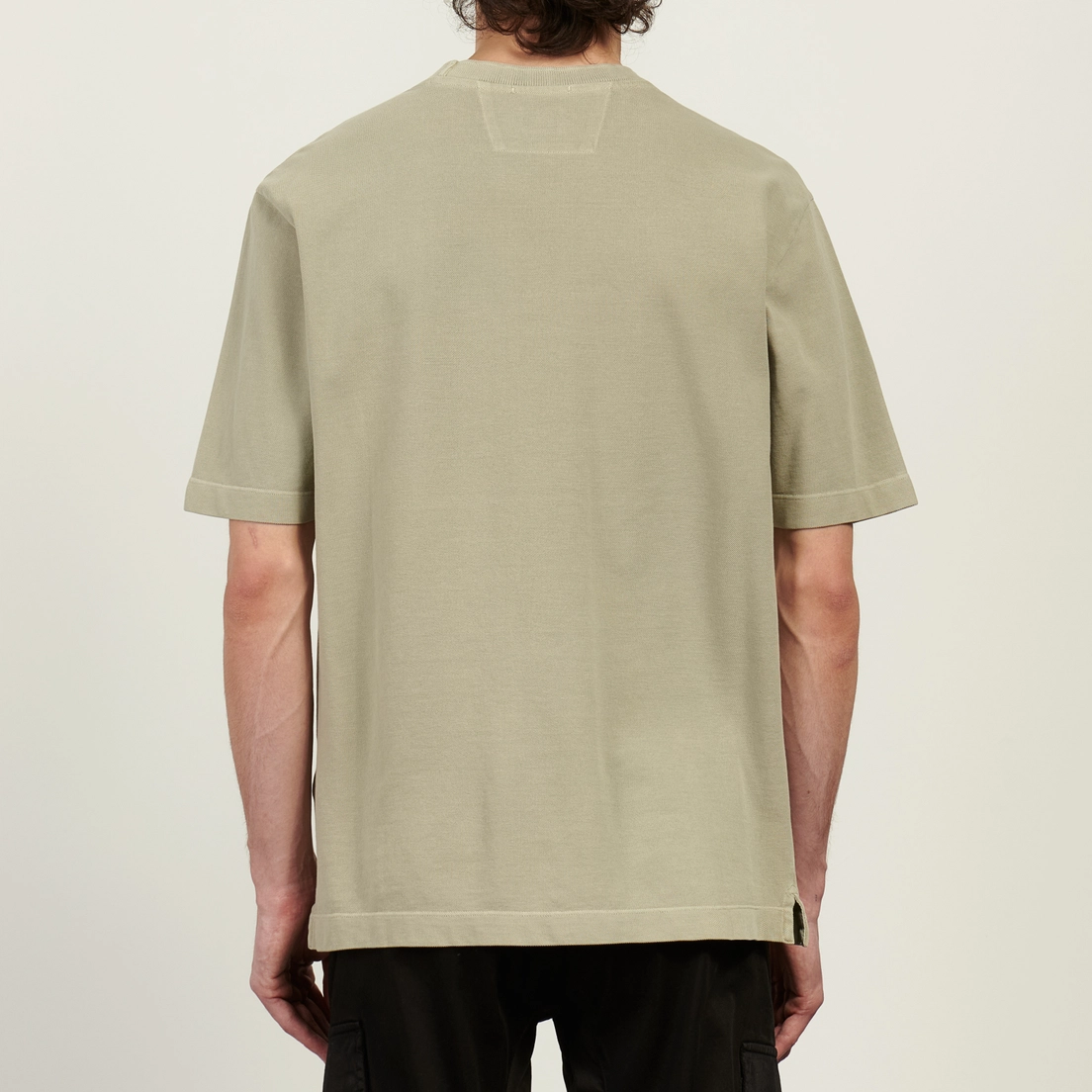 C.P. Company Мужская футболка 24/1 Piquet Pigment Dyed