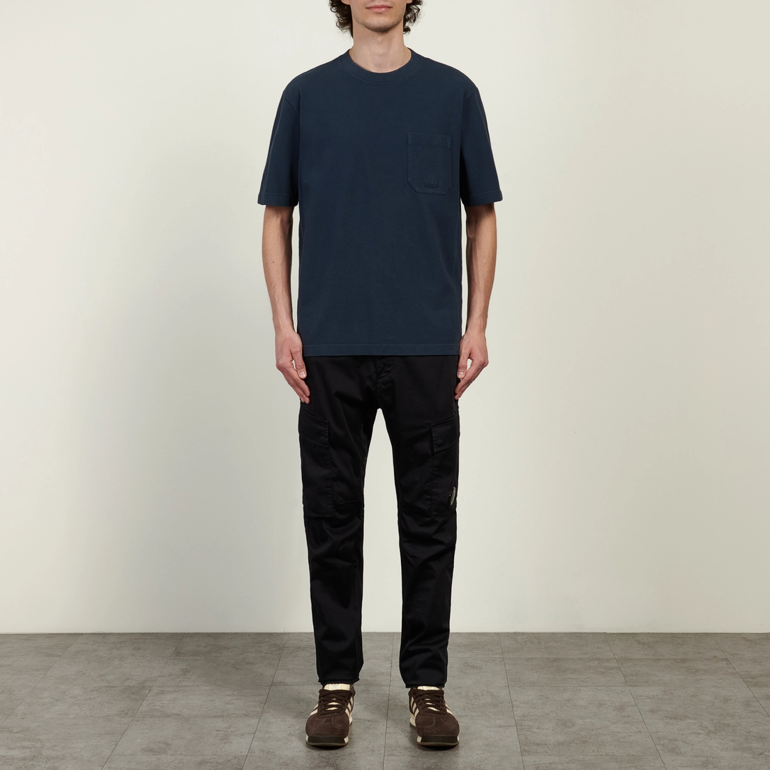 C.P. Company Мужская футболка 24/1 Piquet Pigment Dyed