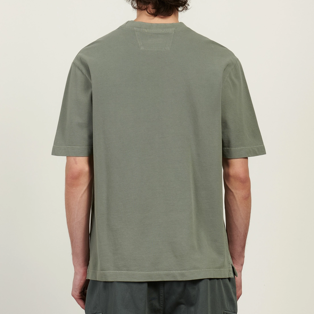 C.P. Company Мужская футболка 24/1 Piquet Pigment Dyed