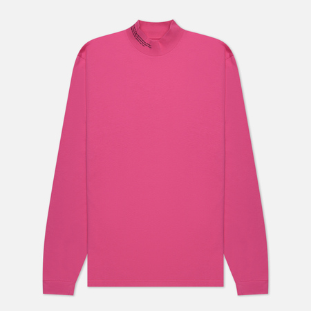 Женский лонгслив PANGAIA Organic Cotton High Neck, цвет розовый, размер S - фото 1