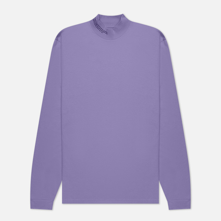 Женский лонгслив PANGAIA Organic Cotton High Neck, цвет фиолетовый, размер XS - фото 1