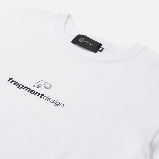 Мужская футболка Medicom Toy x fragmentdesign 2020 Logo White