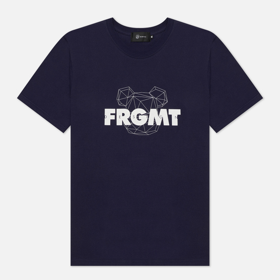 Мужская футболка Medicom Toy x fragmentdesign 2020 Spray Logo Navy