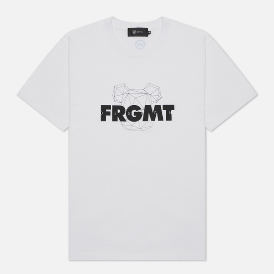 Мужская футболка Medicom Toy x fragmentdesign 2020 Spray Logo White