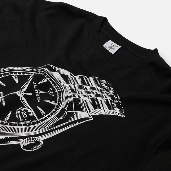 Мужская толстовка Alltimers Big Face Crew Black
