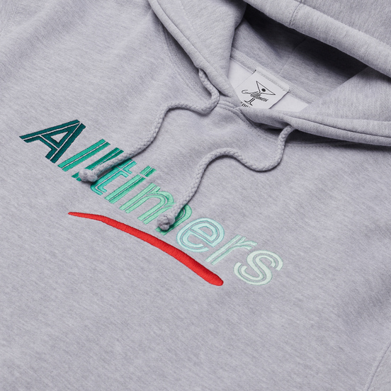 Мужская толстовка Alltimers Big Fader Hoodie Heather Grey