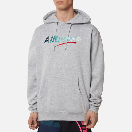 Мужская толстовка Alltimers Big Fader Hoodie Heather Grey