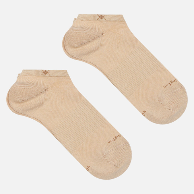 Комплект носков Burlington, цвет бежевый, размер 40-46 21052-4024 Everyday 2-Pack Sneaker - фото 1