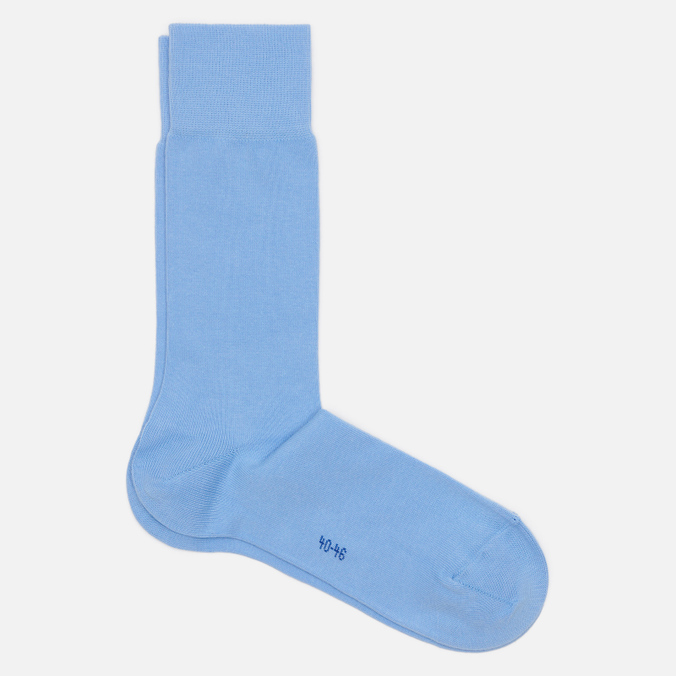 Носки Burlington, цвет голубой, размер 40-46
