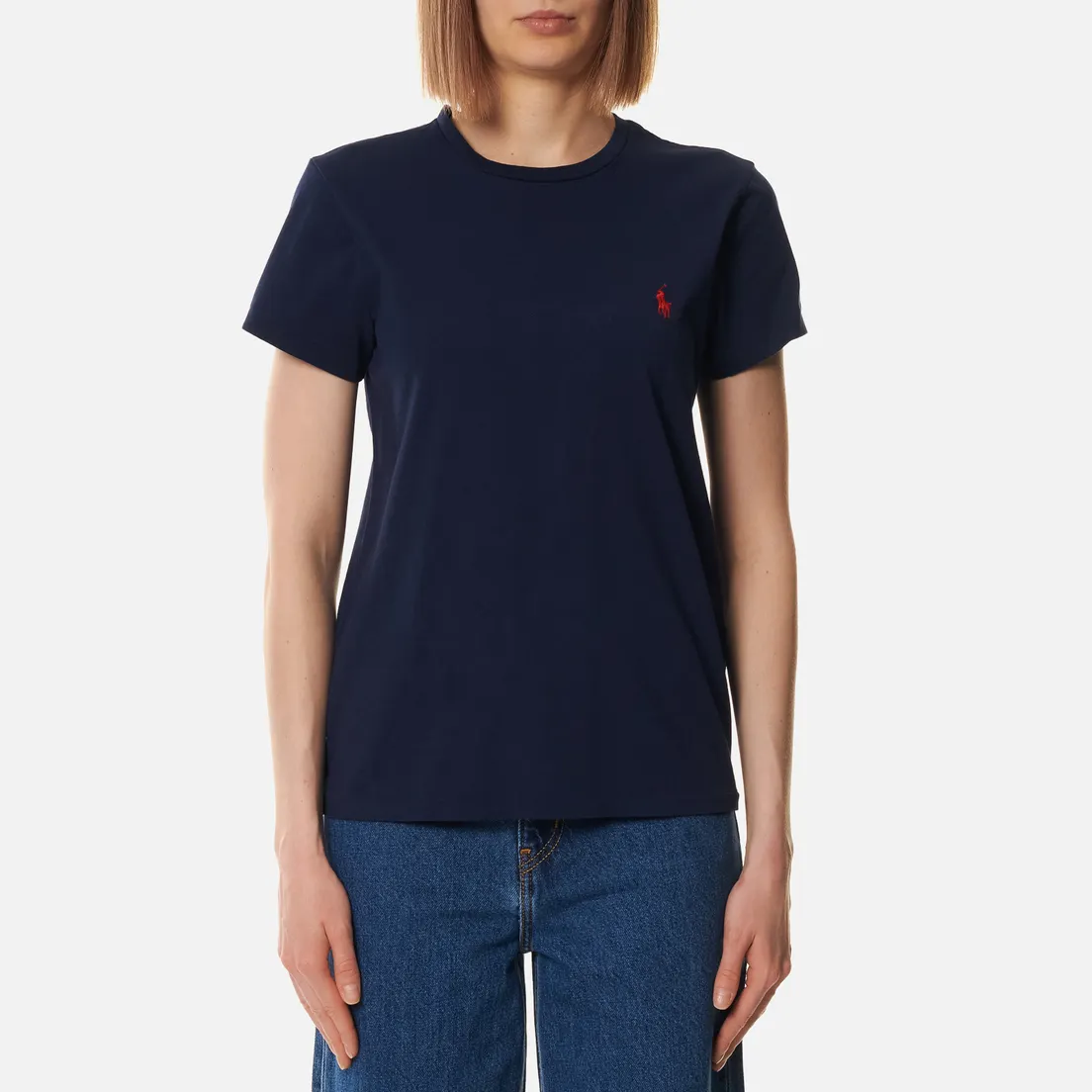 Polo Ralph Lauren Женская футболка Embroidered Logo 30/1 Cotton Jersey