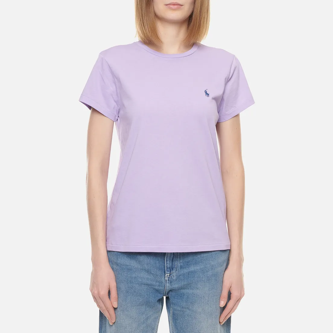 Polo Ralph Lauren Женская футболка Embroidered Logo 30/1 Cotton Jersey