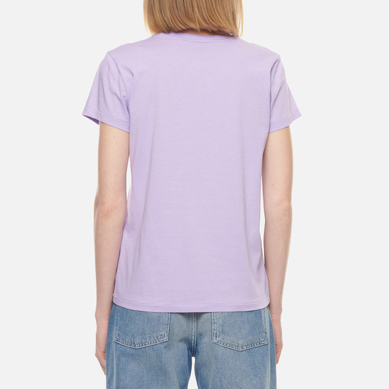 Женская футболка Polo Ralph Lauren Embroidered Logo 30/1 Cotton Jersey English Lavender