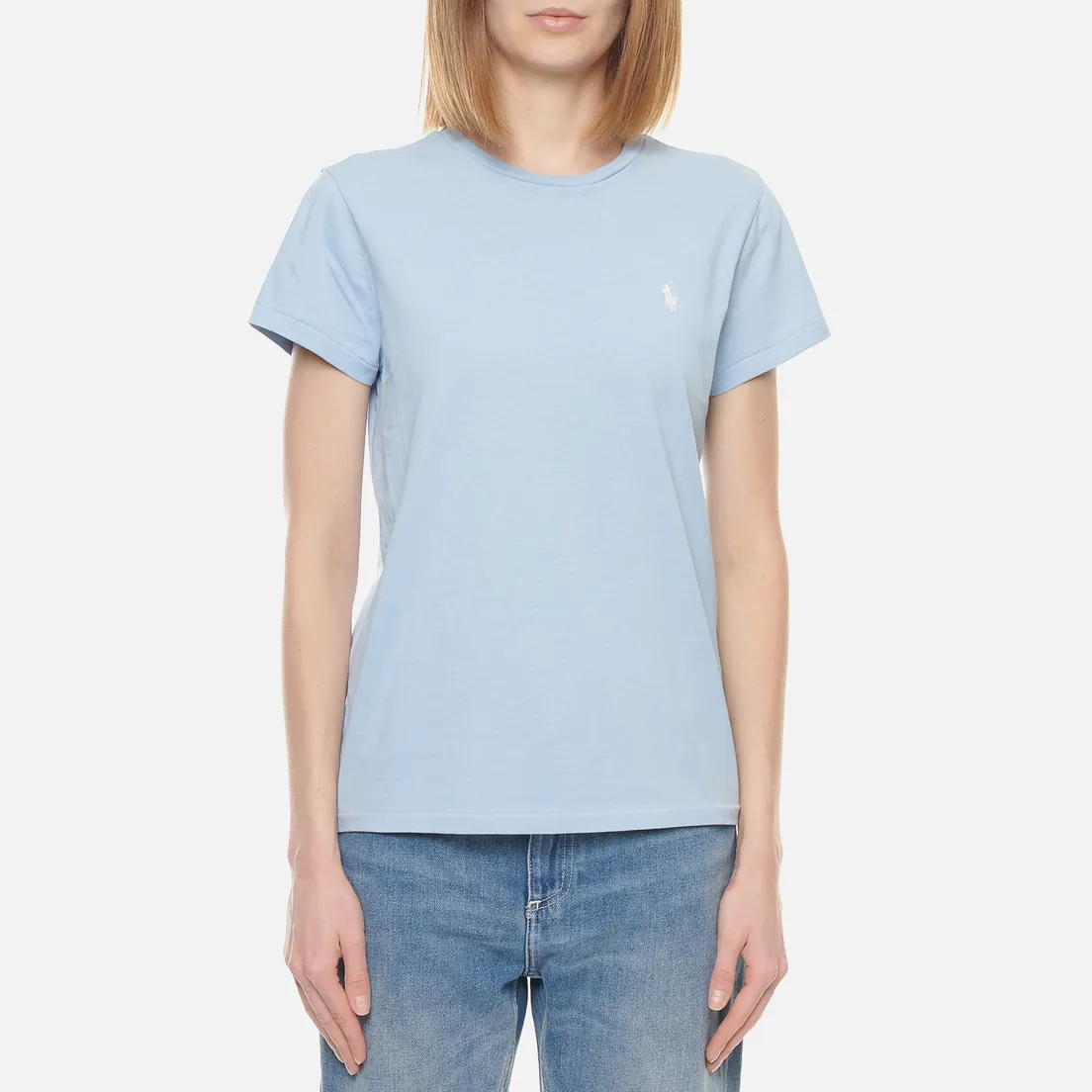 Polo Ralph Lauren Женская футболка Embroidered Logo 30/1 Cotton Jersey