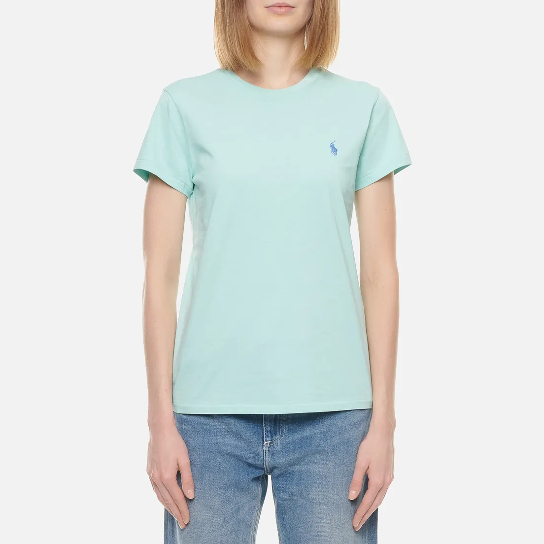 Polo Ralph Lauren Женская футболка Embroidered Logo 30/1 Cotton Jersey