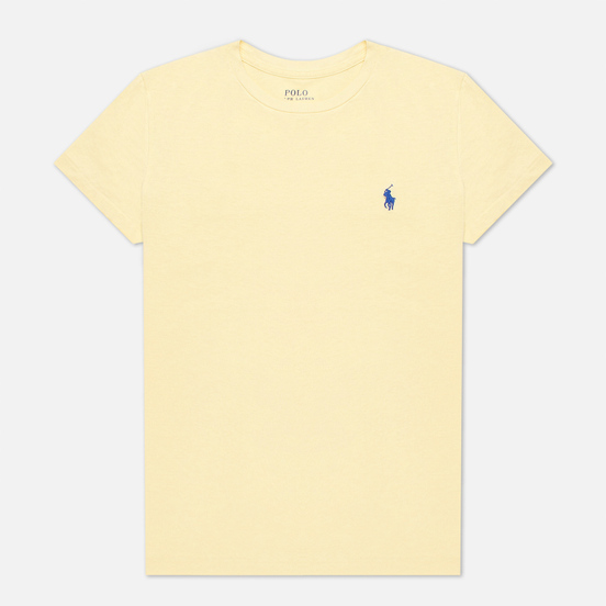 Женская футболка Polo Ralph Lauren Embroidered Logo 30/1 Cotton Jersey Banana Peel