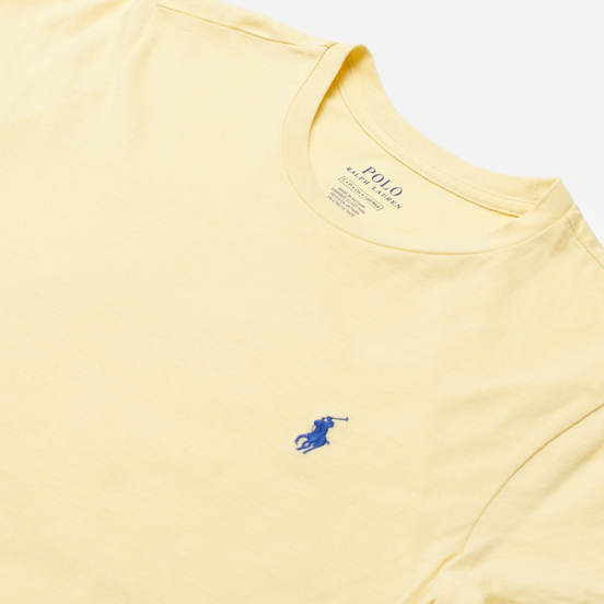 Женская футболка Polo Ralph Lauren Embroidered Logo 30/1 Cotton Jersey Banana Peel