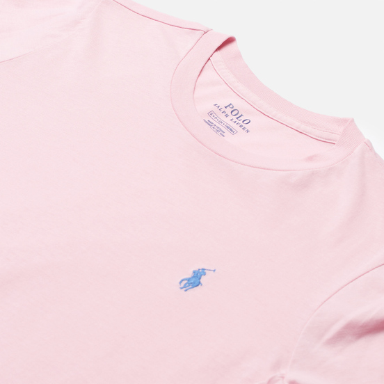 Женский лонгслив Polo Ralph Lauren Crew Neck 30/1 Cotton Jersey Garden Pink