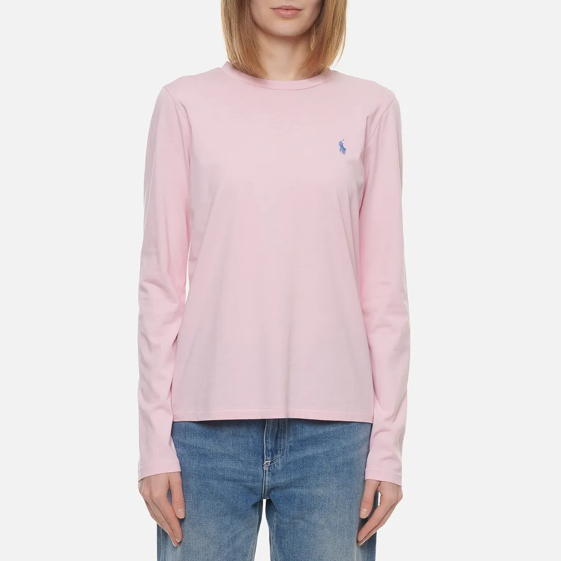 Polo Ralph Lauren Женский лонгслив Crew Neck 30/1 Cotton Jersey