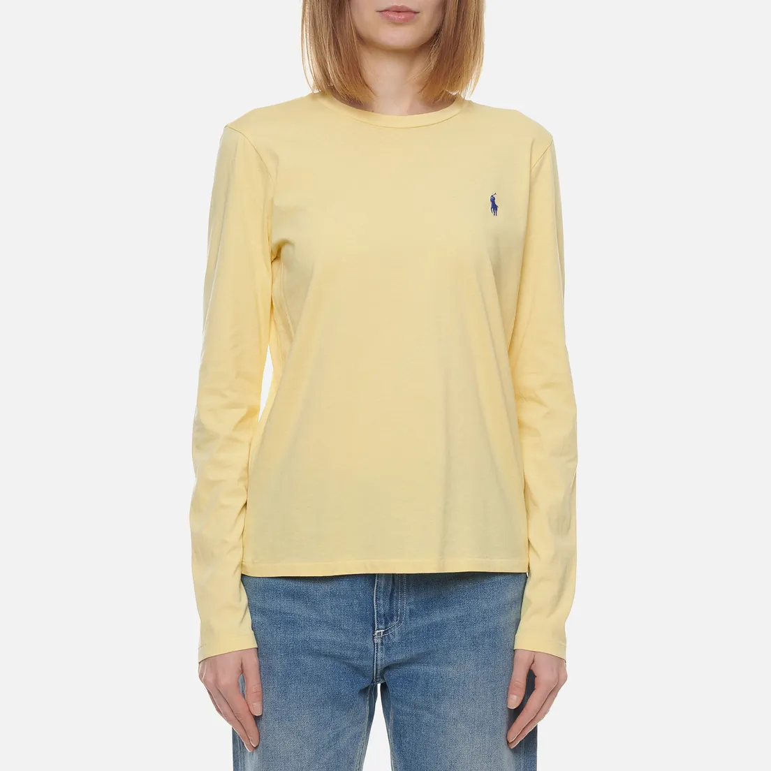 Polo Ralph Lauren Женский лонгслив Crew Neck 30/1 Cotton Jersey