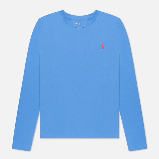 Женский лонгслив Polo Ralph Lauren Crew Neck 30/1 Cotton Jersey Resort Blue