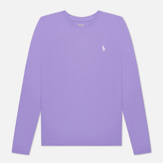 Женский лонгслив Polo Ralph Lauren Crew Neck 30/1 Cotton Jersey Spring Violet