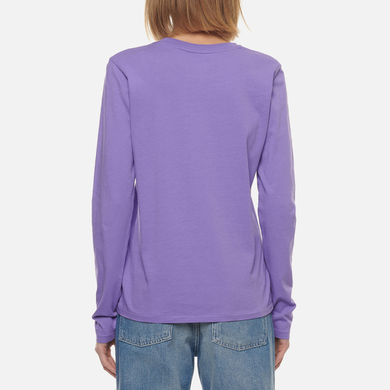Женский лонгслив Polo Ralph Lauren Crew Neck 30/1 Cotton Jersey Spring Violet
